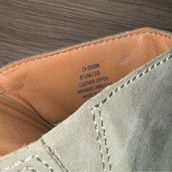 Crown Vintage Sage Green Wedges - Picture 7 of 11